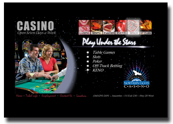 Northern Lights Casino web site design and development in Skagit County Washington State