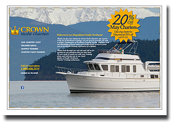 atlantis yachts web site design and development in Vancouver British Columbia