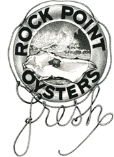 Roock Point Oyster Logo design in Bellingham Washington